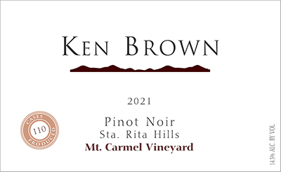 Product Image for 2021 Mt. Carmel Vineyard Pinot Noir